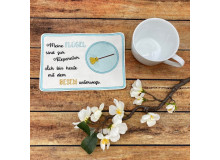 Stickdatei ITH - Mug Rug ... mit dem Besen unterwegs